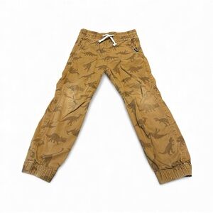 H&M Kids Dinosaur Print Joggers - Brown